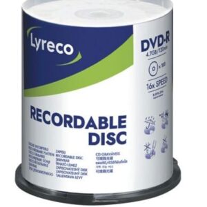 DVD-R 4.7GB 16x spindle (100 levyä)