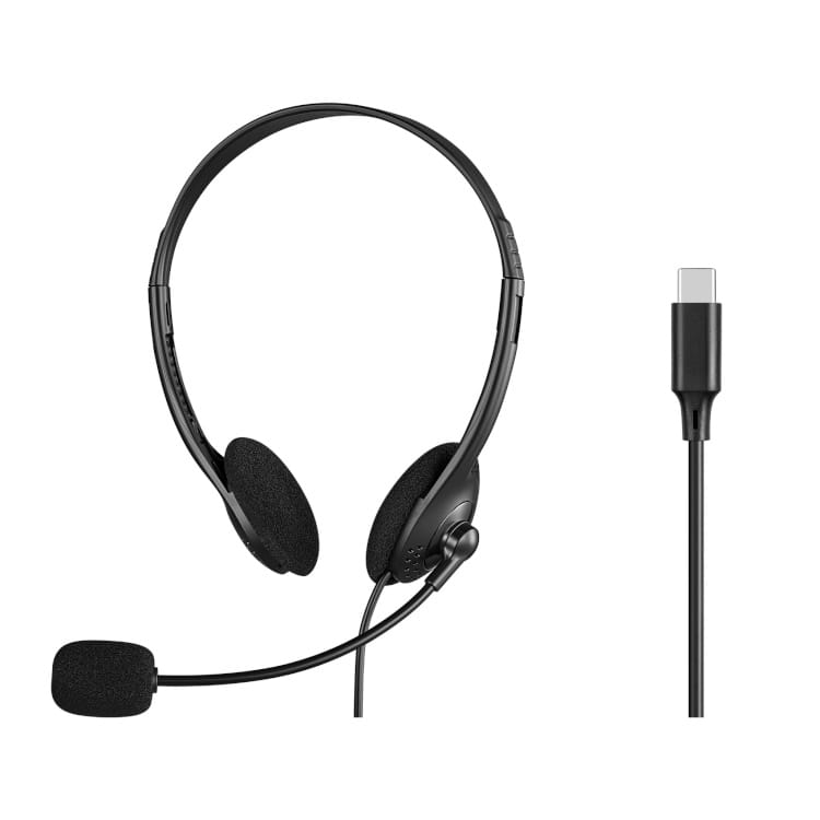 Sandberg 2-puoleiset USB-C kuulokkeet bulk musta 2 Sandberg 2-puoleiset USB-C kuulokkeet bulk musta 2