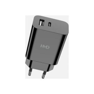 HMD Dual Port Wall Charger 30 W -verkkovirtalaturi musta
