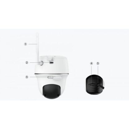 Reolink Argus Series B420 3MP akkukäyttöinen WiFi kamera ulkokäyttöön 5