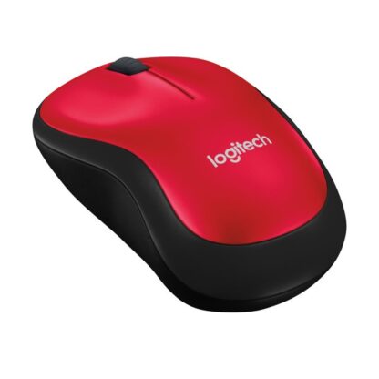 LOGITECH M185 punainen langaton hiiri 2
