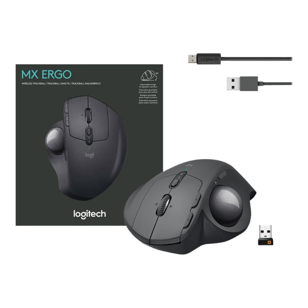 Logitech MX ERGO langaton pallohiiri musta 10 Logitech MX ERGO langaton pallohiiri musta 10