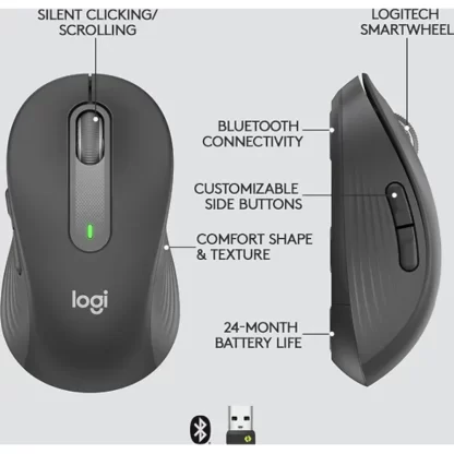 Logitech Signature M650 L langaton Bluetooth hiiri 7