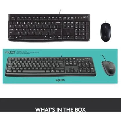 Logitech MK120 -näppäimistö ja hiiri 11