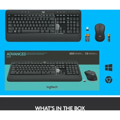 Logitech MK540 Advanced langaton hiiri/näppäimistö paketti 11