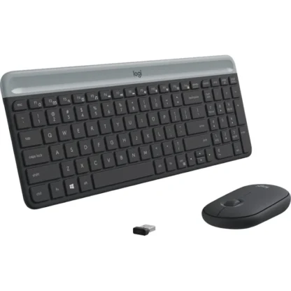 Logitech MK470 Slim langaton hiiri/näppäimistö paketti 4