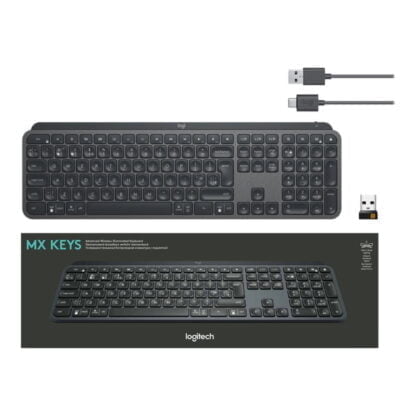 Logitech MX Keys taustavalaistu näppäimistö 4