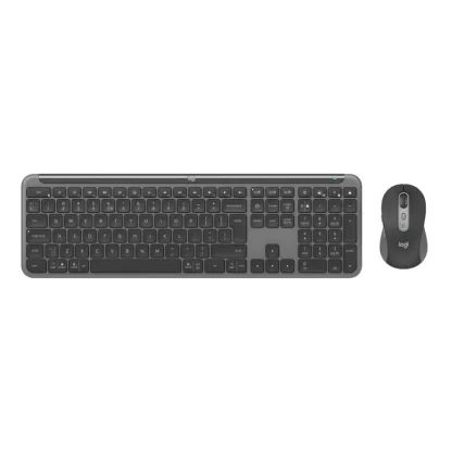 Logitech MK950 Signature Slim näppäimistö ja hiiri harmaa 2
