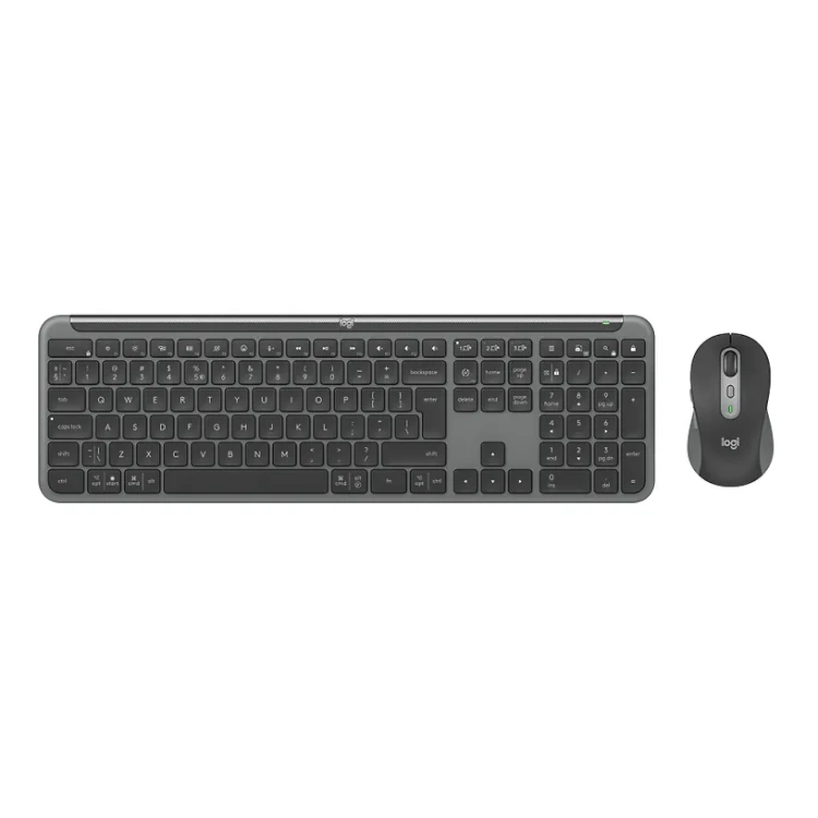 Logitech MK950 Signature Slim näppäimistö ja hiiri harmaa