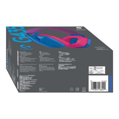 Logitech G435 LightSpeed -langattomat pelikuulokkeet sininen 5