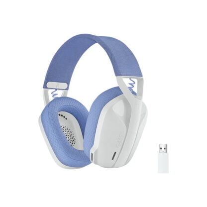 Logitech G435 LightSpeed -langattomat pelikuulokkeet valkoinen 2