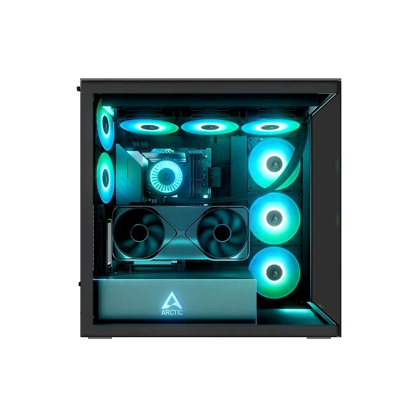 Arctic Xtender VG E-ATX-kotelo peilimusta 4 Arctic Xtender VG E-ATX-kotelo peilimusta 4