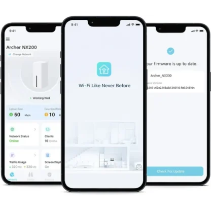 TP-LINK Archer NX200-5G/4G modeemi ja WiFi6 tukiasema 10