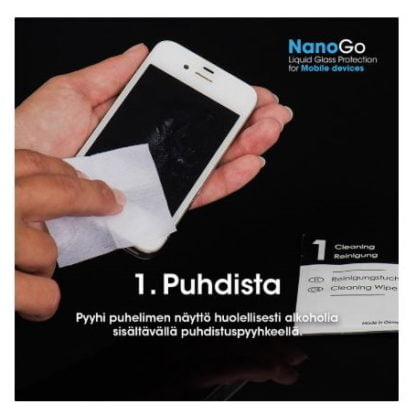 Bluebiit NanoGo -nestemäinen näytönsuoja 4
