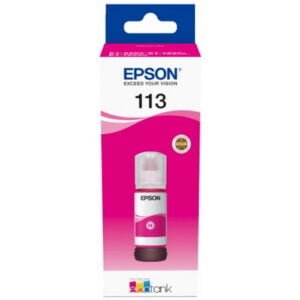 EPSON 113 EcoTank Pigment Magenta ink bottle