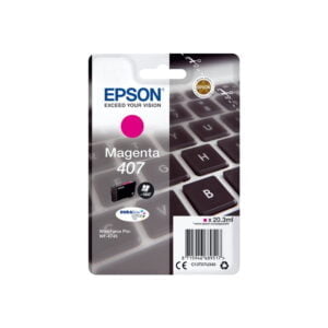 EPSON 407 alkuperäinen magenta tulostuskasetti