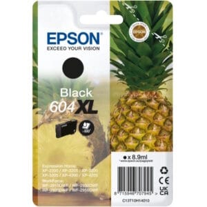 EPSON 604XL alkuperäinen musta tulostuskasetti
