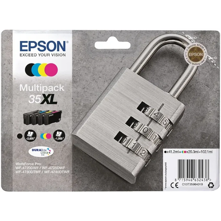 Epson 35XL mustekasettipakkaus 4 väriä