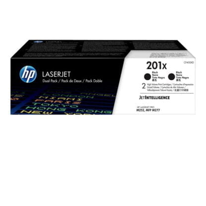 HP 201X musta lasertulostuskasetti 2-pakkaus 2