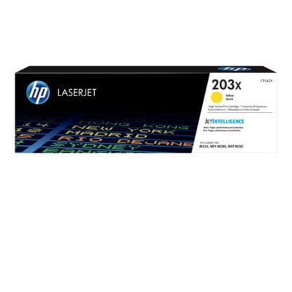 HP CF542X (203X) keltainen tulostuskasetti 2