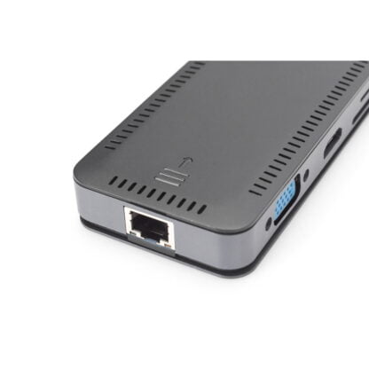 Digitus 11-porttinen USB-C -telakka M.2 SSD-paikalla 10