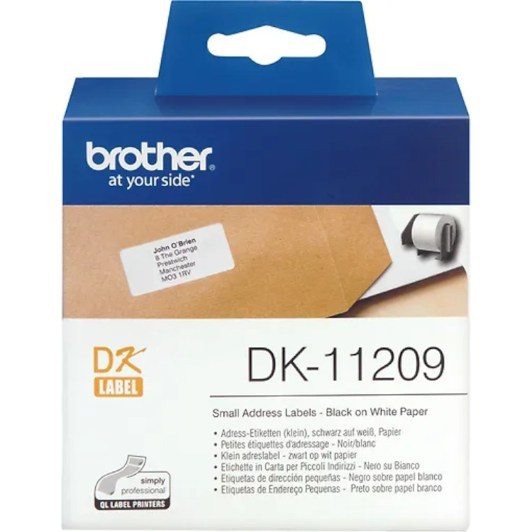 Brother DK-11209 pieni osoitetarra 29x62mm