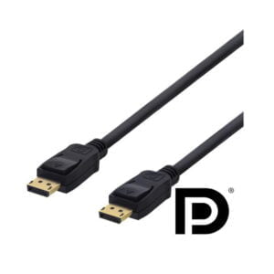 DisplayPort kaapeli 4K 2m, musta