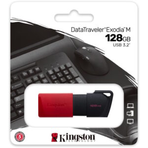 Kingston 128GB DataTraveler Exodia M USB muistitikku Kingston 128GB DataTraveler Exodia M USB muistitikku