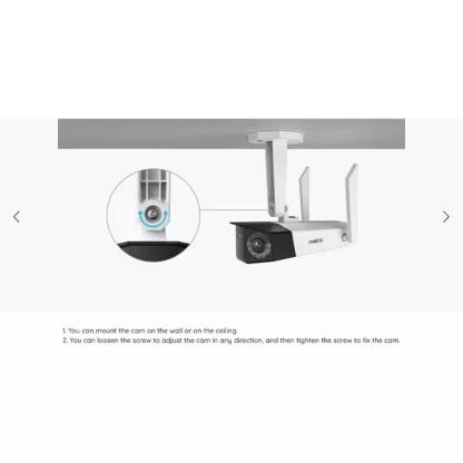 Reolink Duo 2 WiFi 2x8MP AI ulkokamera LED-kohdevaloilla 8