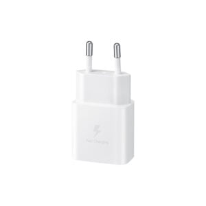 Samsung 15 W USB-C laturi USB-C-kaapelilla valkoinen