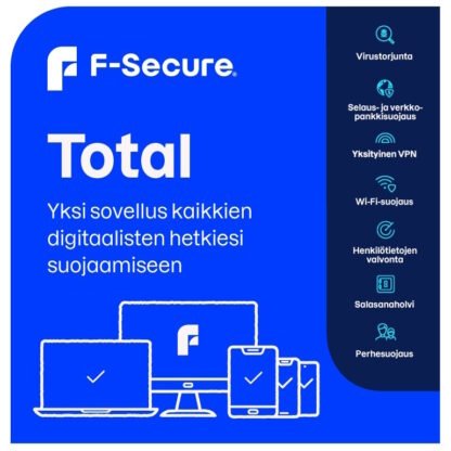 F-Secure TOTAL (2 vuotta/7 laitetta) ESD 2