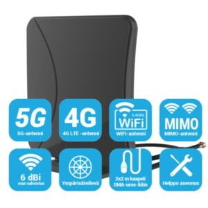 FS1300 3G/4G/5G/GSM MIMO SISÄANTENNI 4-6DBI