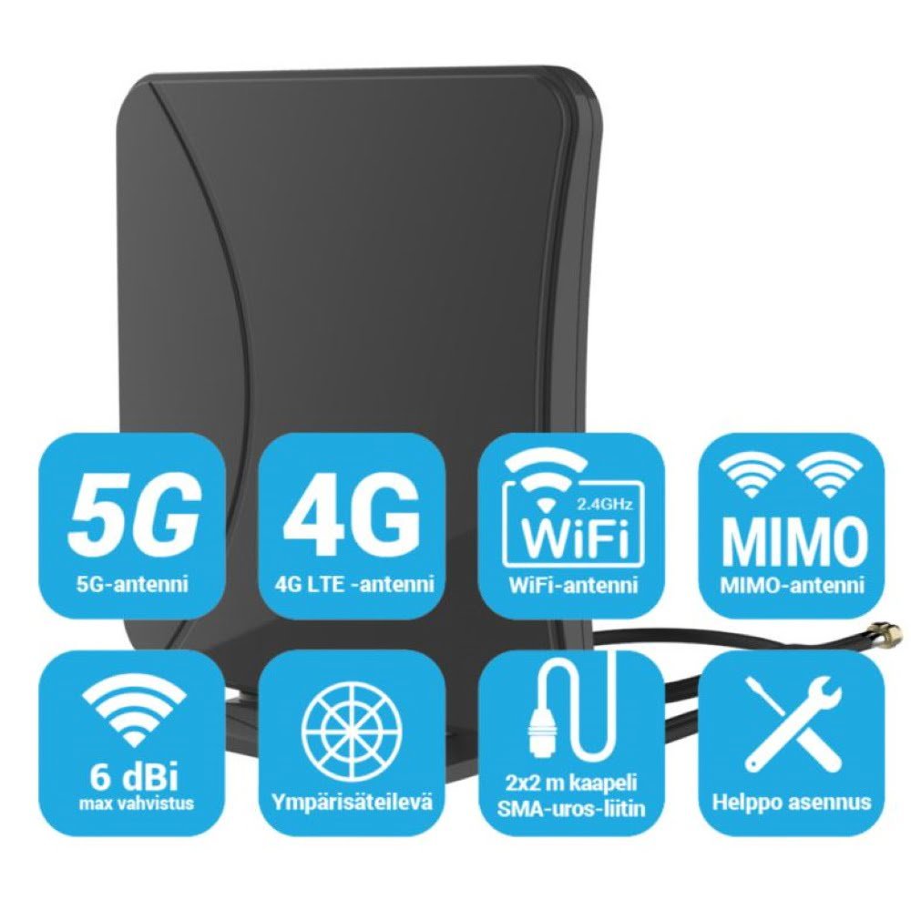 FS1300 3G/4G/5G/GSM MIMO SISÄANTENNI 4-6DBI