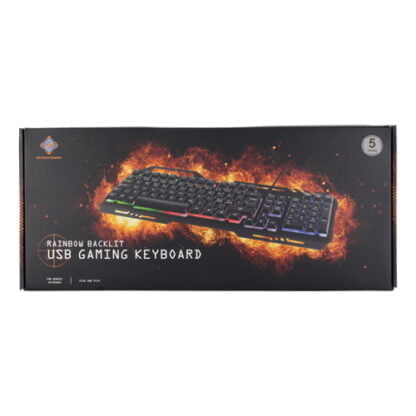 DELTACO GAMING pelinäppäimistö RGB-valaistuksella 6