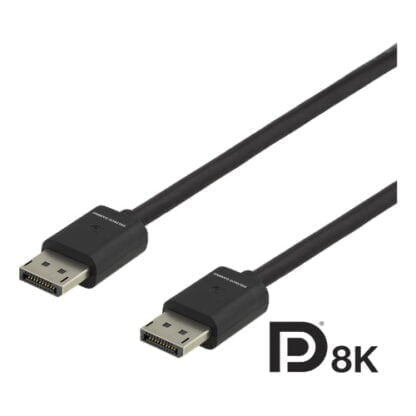 DELTACO GAMING DisplayPort 1.4 -kaapeli 2 m 2