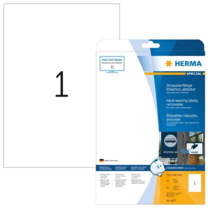 Herma Label A4-kalvotarra valkoinen 2