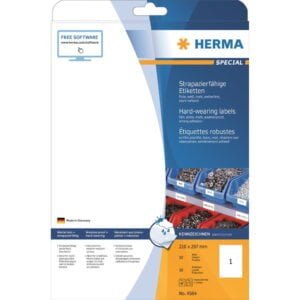 Herma Label A4-kalvotarra matta valkoinen (10)