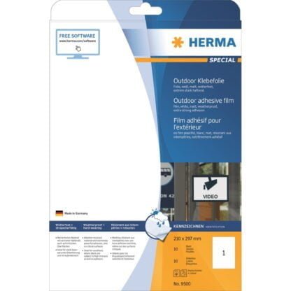 Herma Label A4-kalvotarra matta valkoinen (10) 3