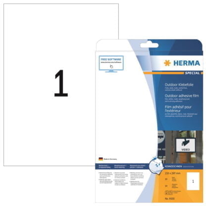 Herma Label A4-kalvotarra matta valkoinen (10) 4