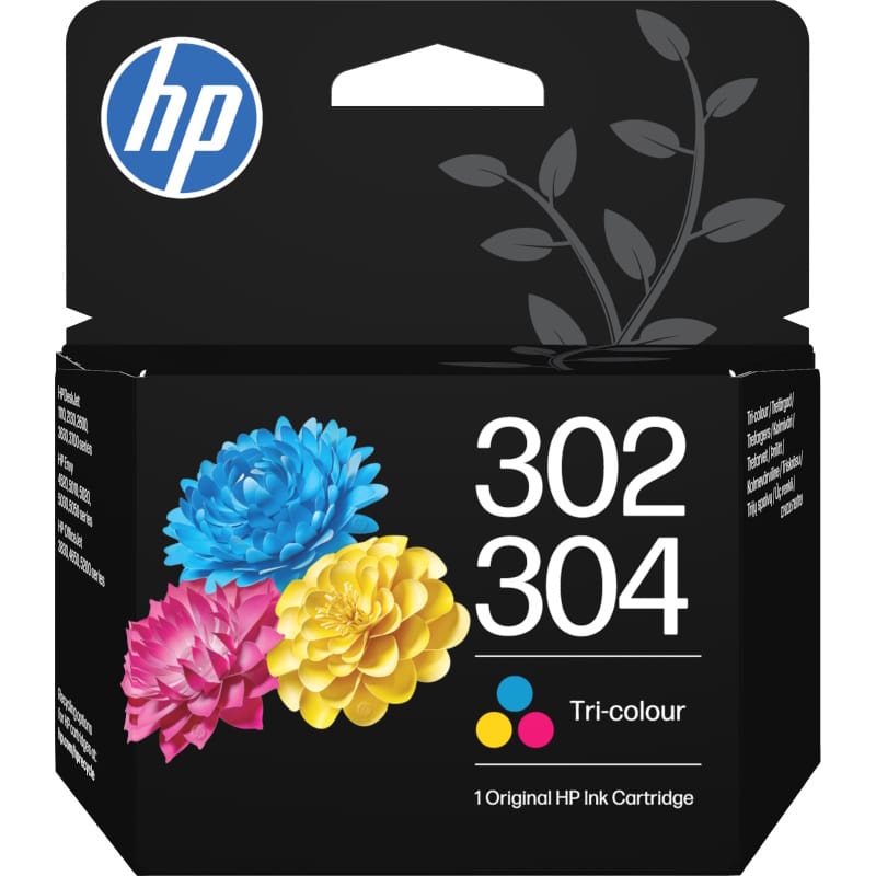 HP 302/304 kolmiväri tulostuskasetti 2 HP 302/304 kolmiväri tulostuskasetti 2