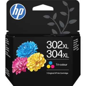 HP 302XL/304XL kolmiväri tulostuskasetti HP 302XL/304XL kolmiväri tulostuskasetti