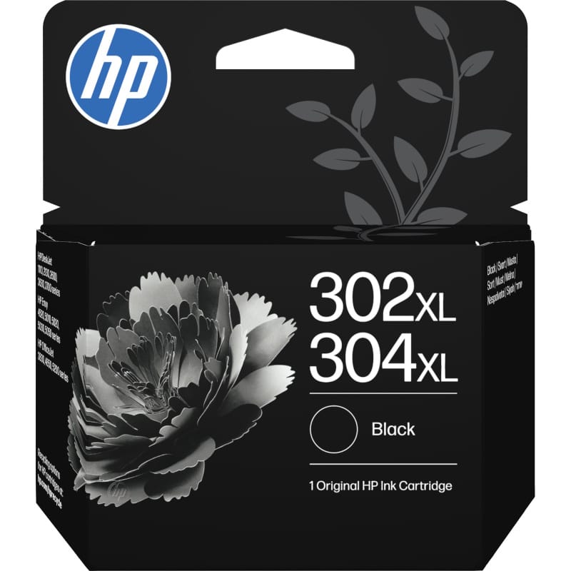 HP 302XL/304XL musta tulostuskasetti 2 HP 302XL/304XL musta tulostuskasetti 2