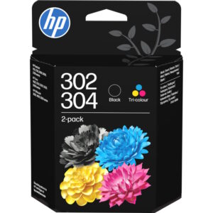 HP 302/304 musta/kolmiväri tulostuskasettipakkaus HP 302/304 musta/kolmiväri tulostuskasettipakkaus