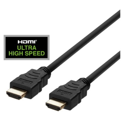 DELTACO HDMI 2.1 ultranopea -kaapeli 0.5 m 2