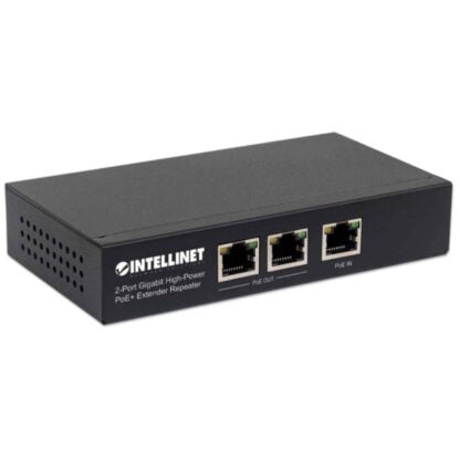 Intellinet Gigabit High-Power PoE+ Extender Repeater 4