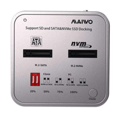 Maiwo K3016CL -telakointiasema kloonaustoiminnolla 5