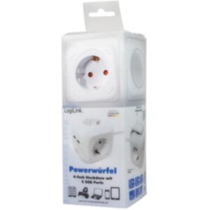 LogiLink USB Charger Power Cube socket