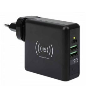 Manhattan 4-in-1 verkkolaturi ja 8000mAh powerbank