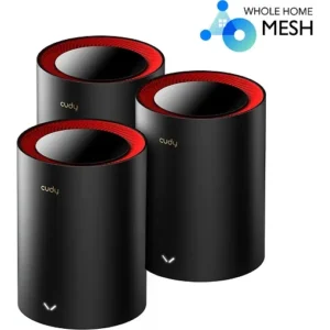Cudy M3000 WiFi 6 -Mesh-järjestelmä (3-pack) musta