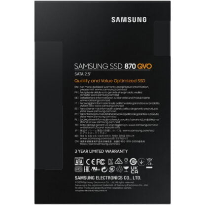 SAMSUNG SSD 870 QVO 4TB 2.5″ SATA 8